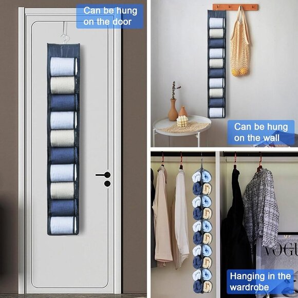 Hanging Legging Organizer, Legging Storage Organizer, Legging Organizer for Clos - Picture 3 of 7